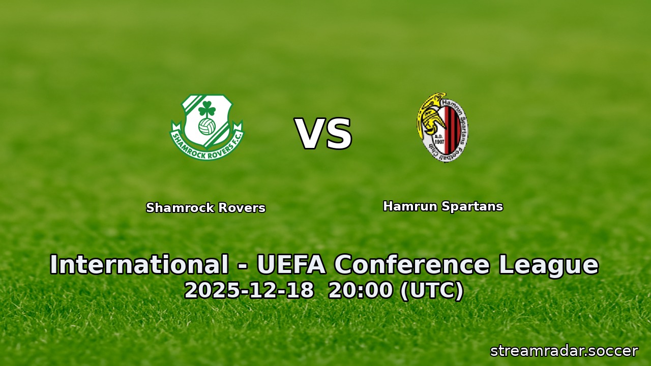 Shamrock Rovers vs Hamrun Spartans