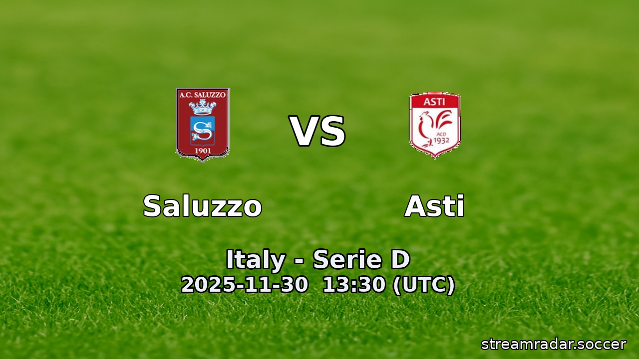 Saluzzo vs Asti