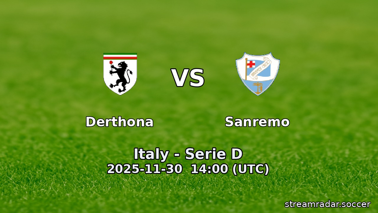 Derthona vs Sanremo