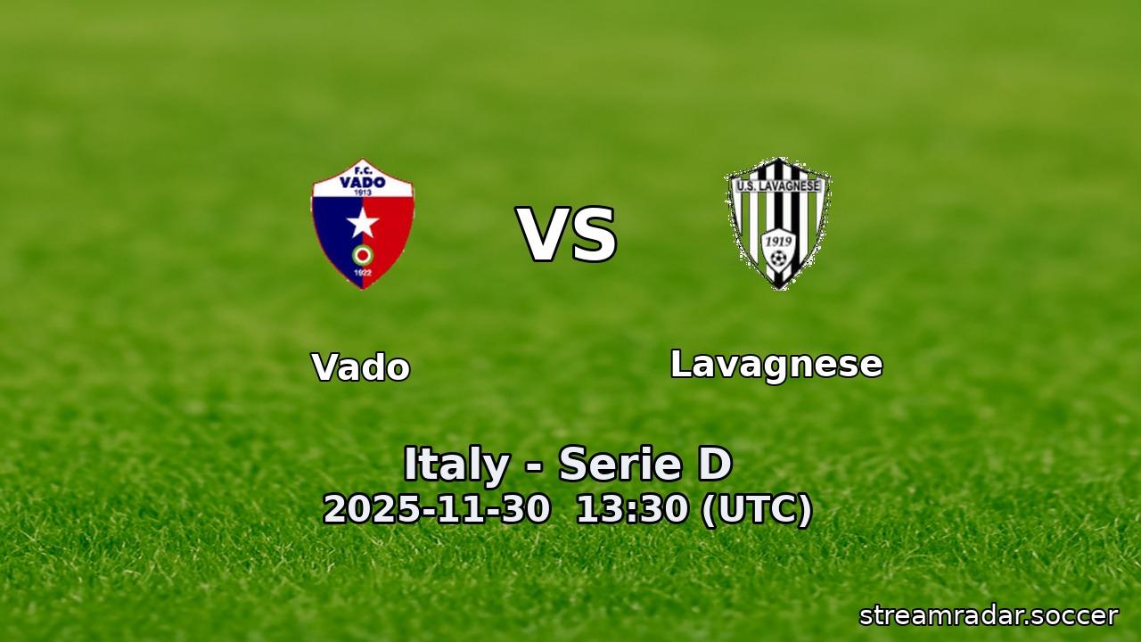 Vado vs Lavagnese
