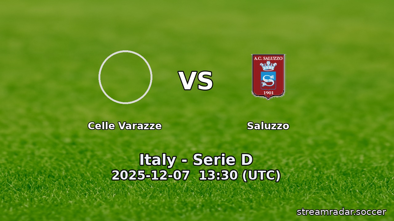 Celle Varazze vs Saluzzo