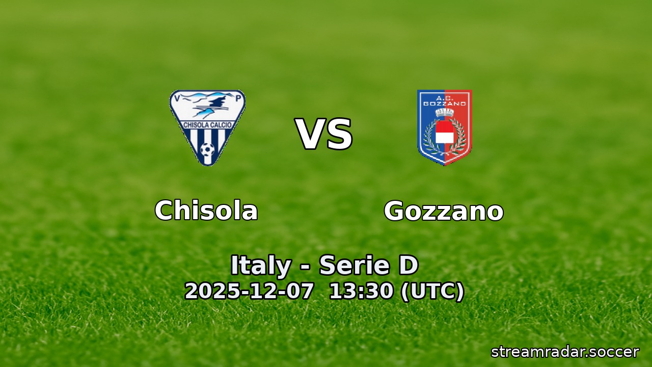 Chisola vs Gozzano
