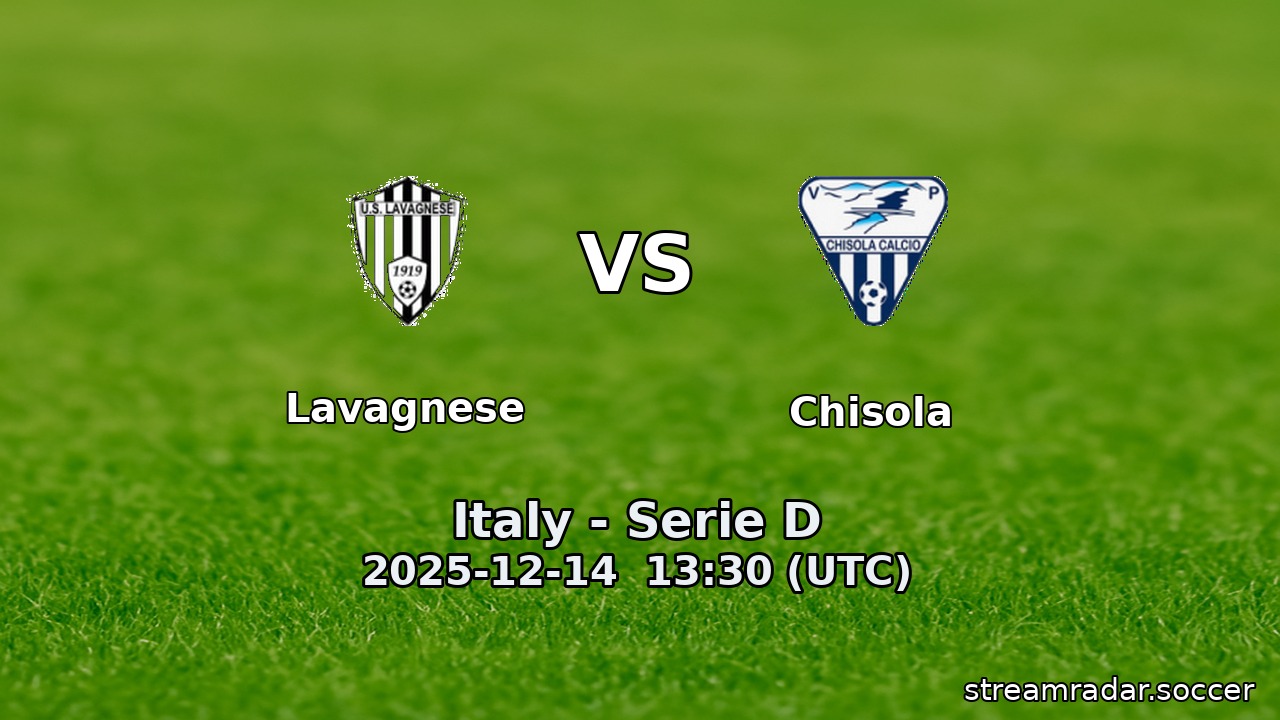 Lavagnese vs Chisola