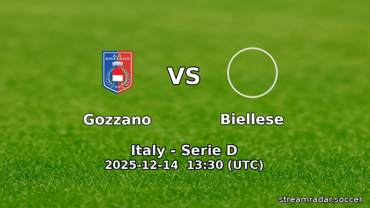 Gozzano vs Biellese