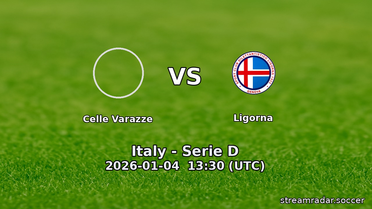 Celle Varazze vs Ligorna