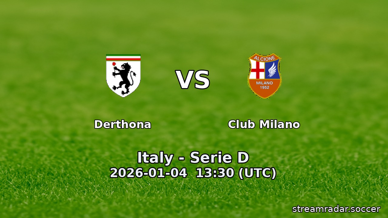 Derthona vs Club Milano