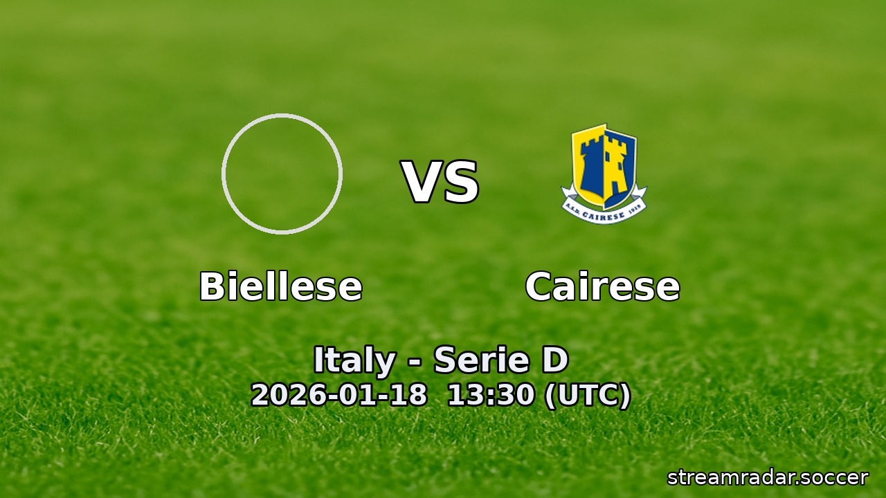 Biellese vs Cairese