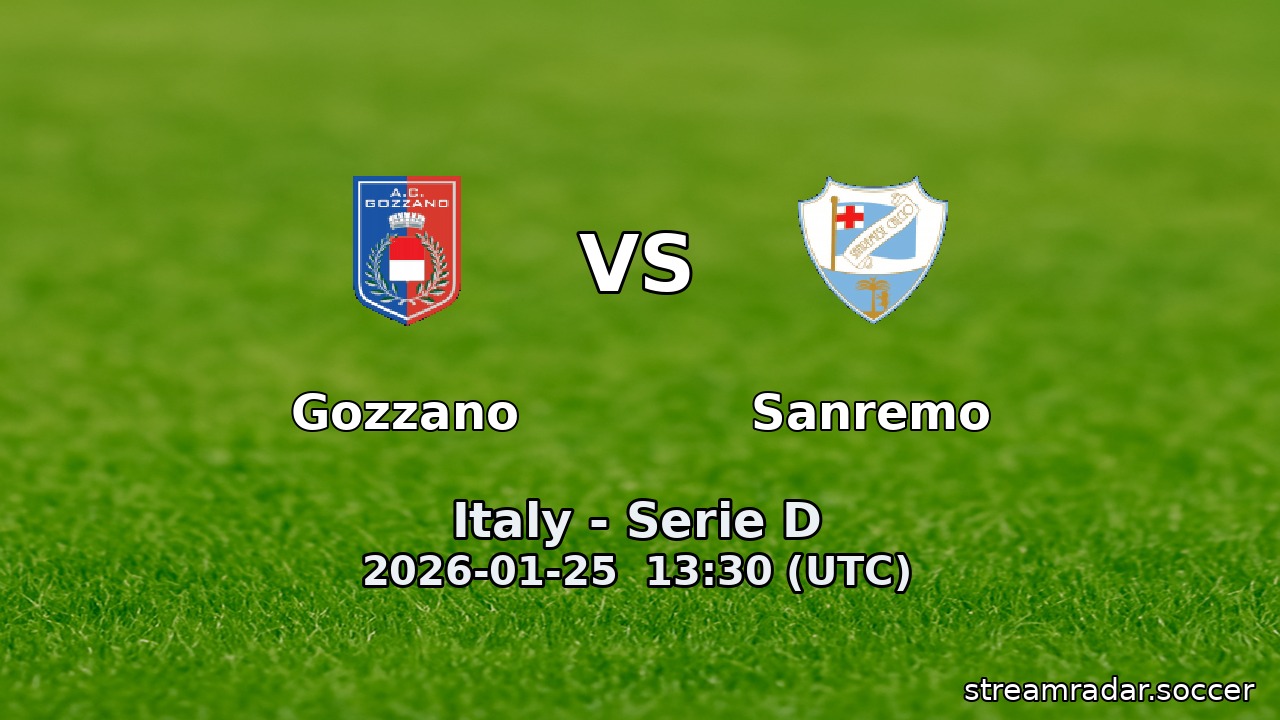Gozzano vs Sanremo
