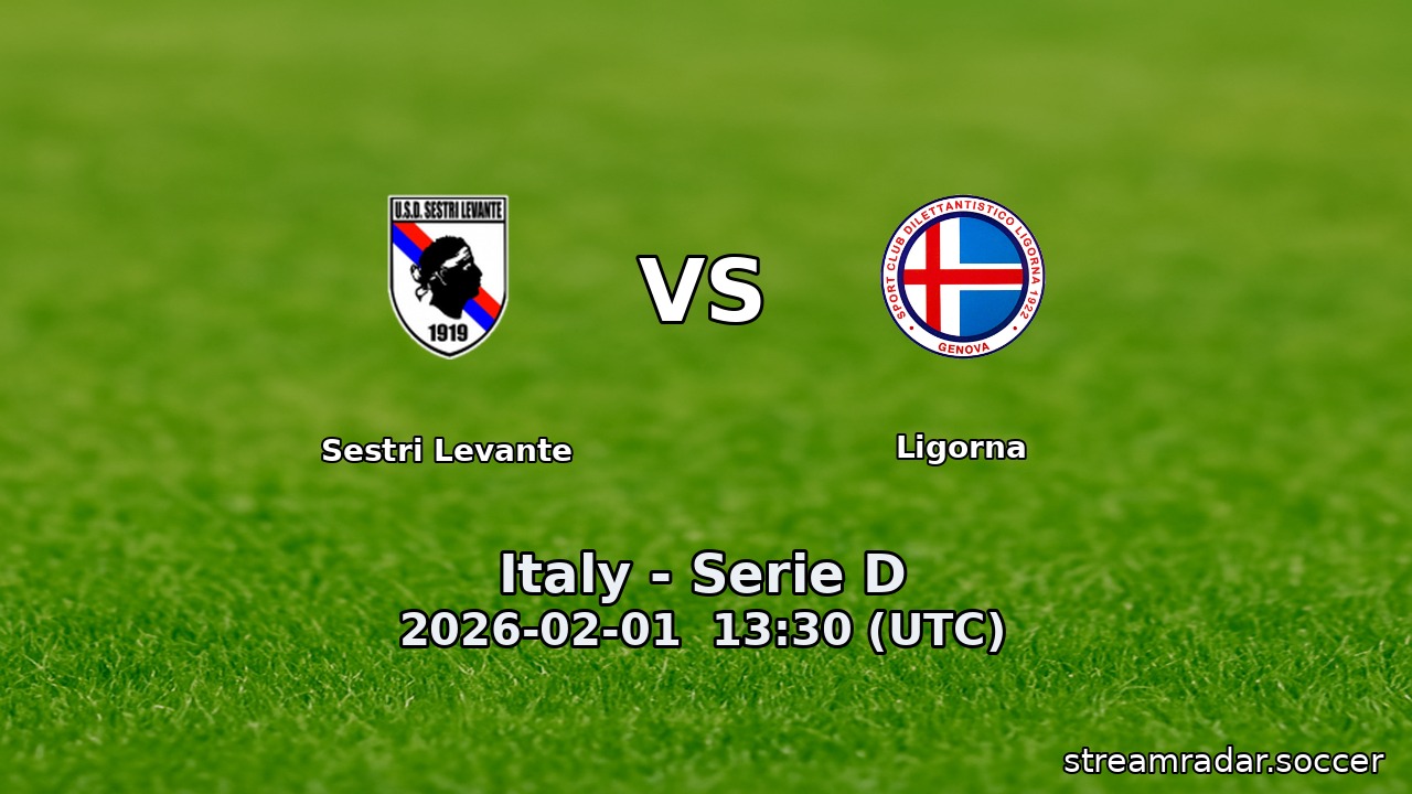 Sestri Levante vs Ligorna