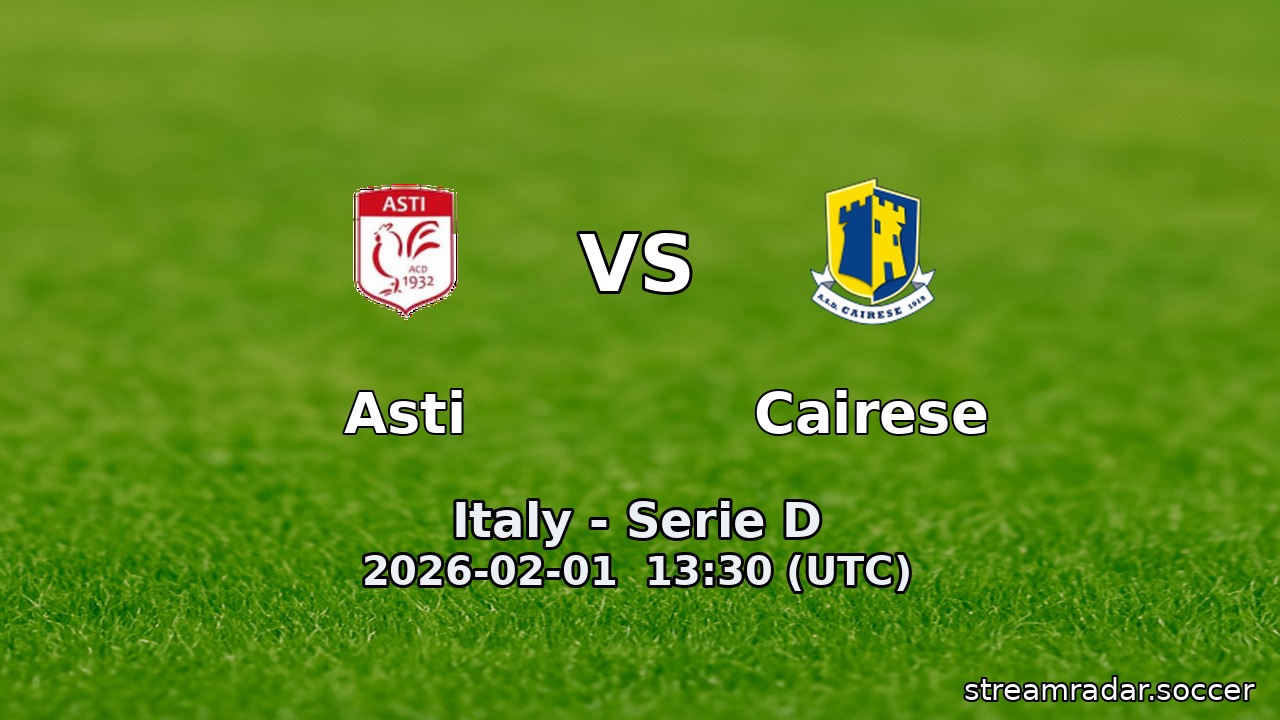 Asti vs Cairese