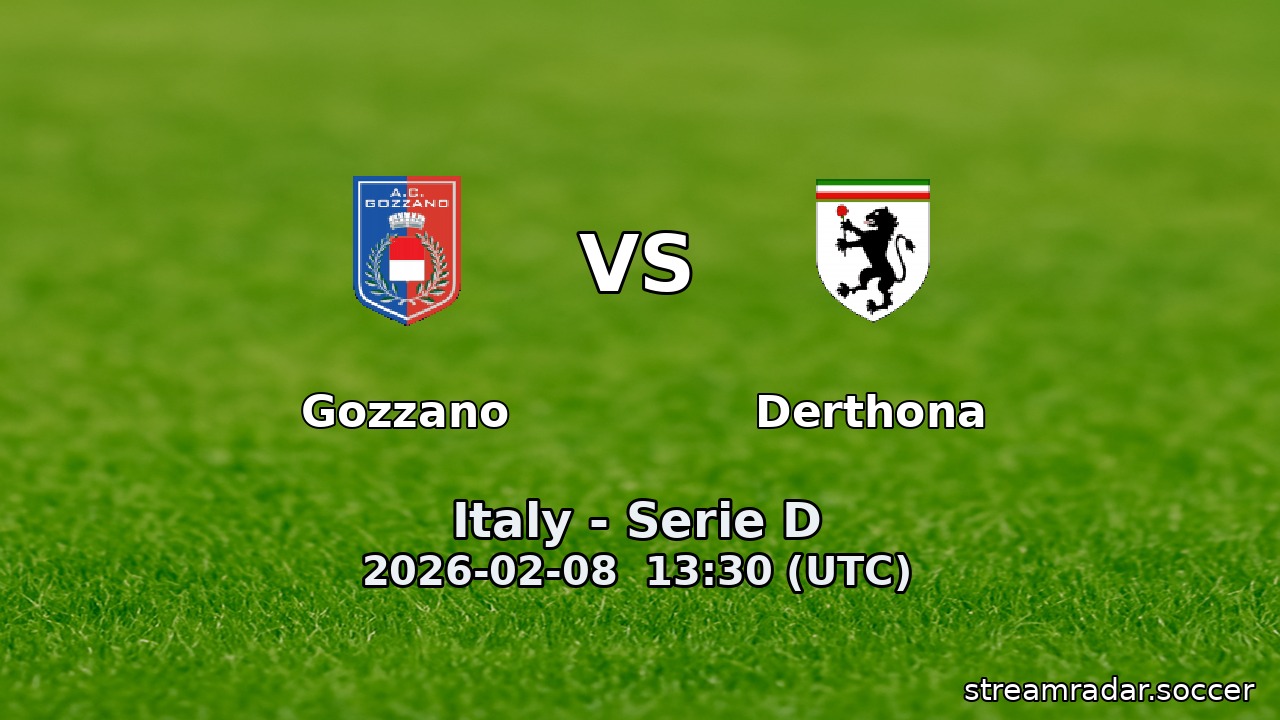 Gozzano vs Derthona