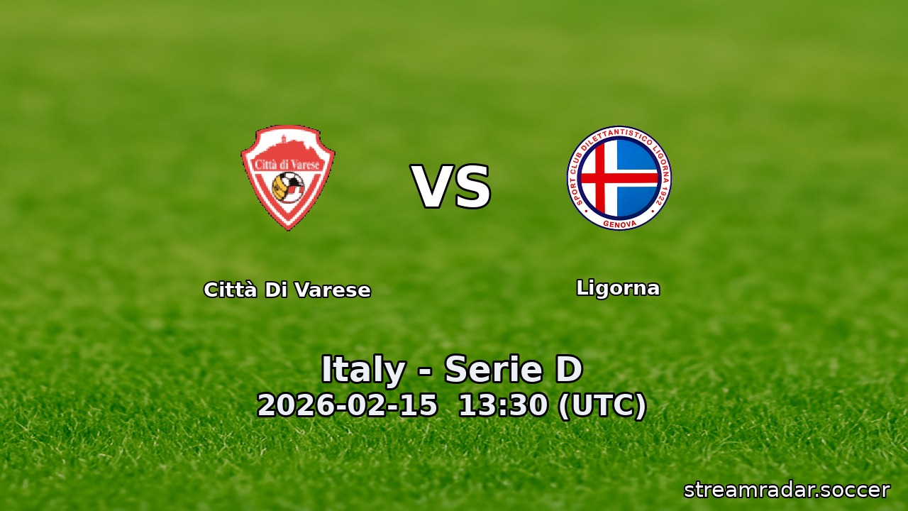 Città Di Varese vs Ligorna