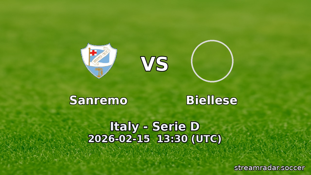 Sanremo vs Biellese