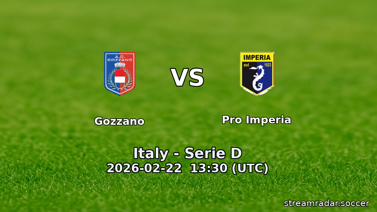 Gozzano vs Pro Imperia