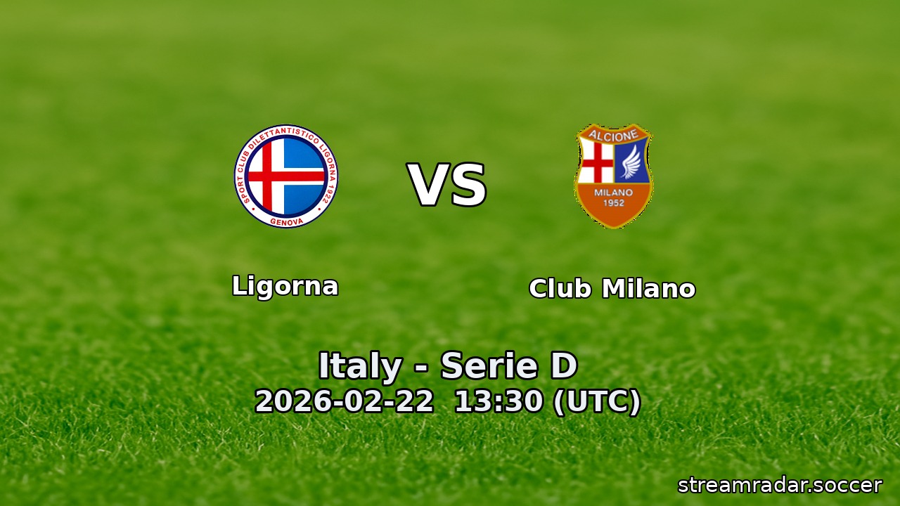 Ligorna vs Club Milano