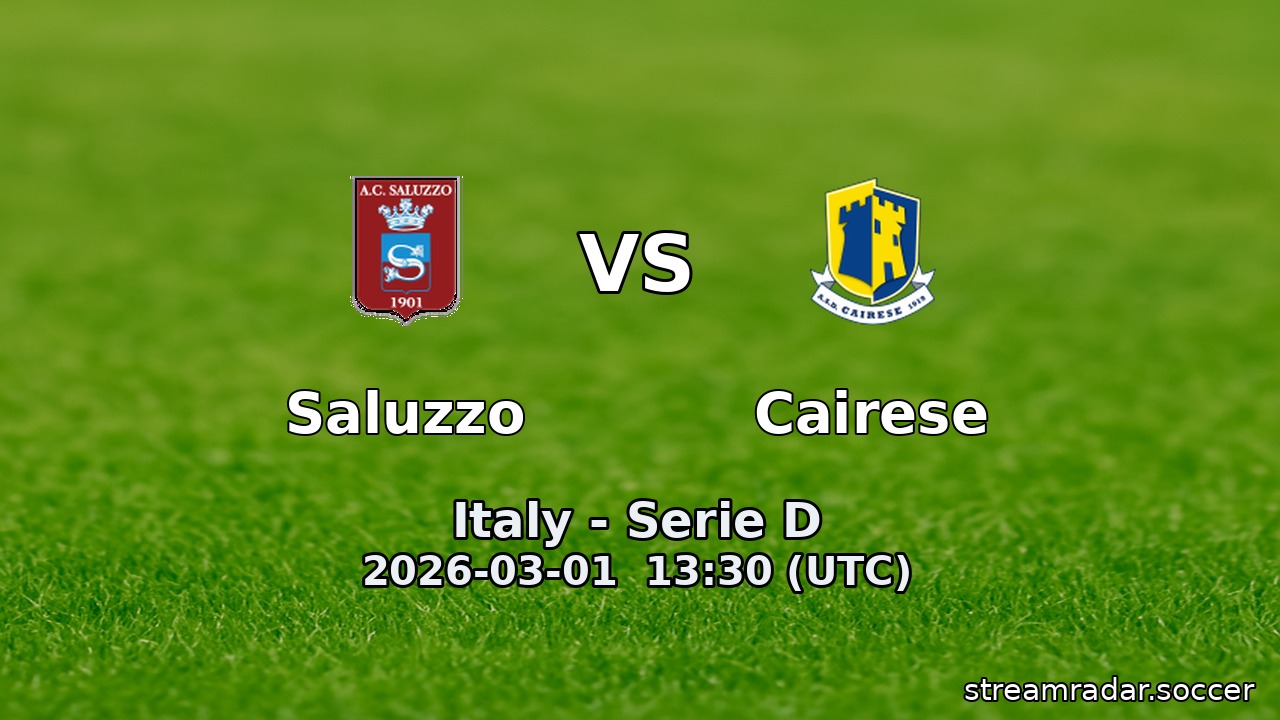 Saluzzo vs Cairese