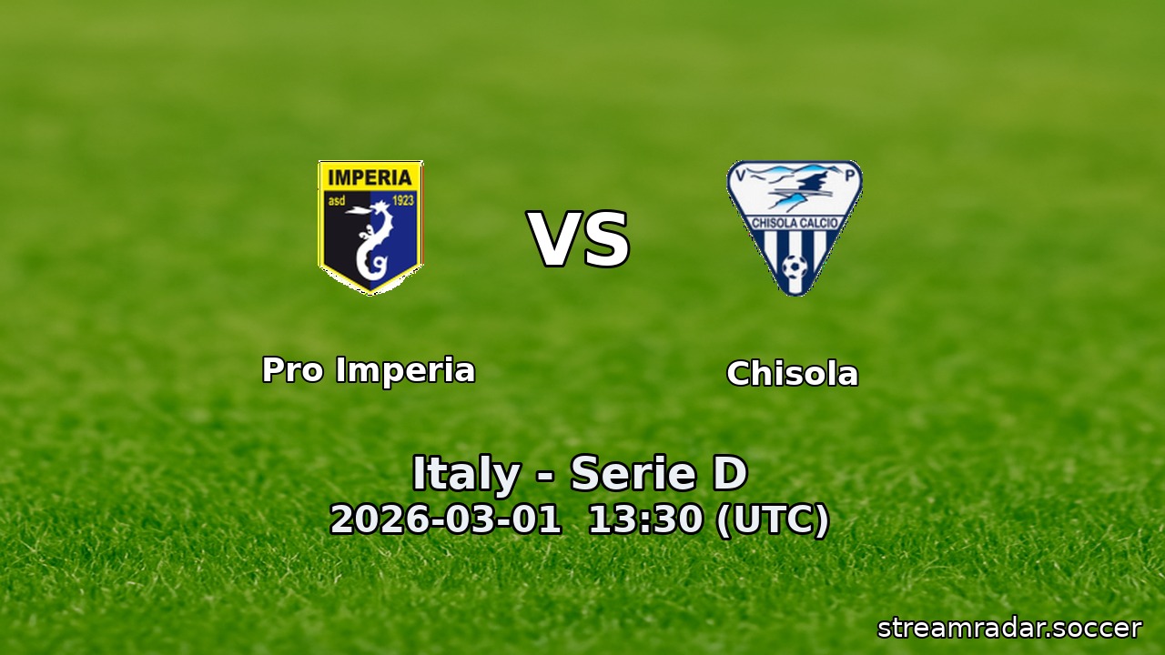 Pro Imperia vs Chisola