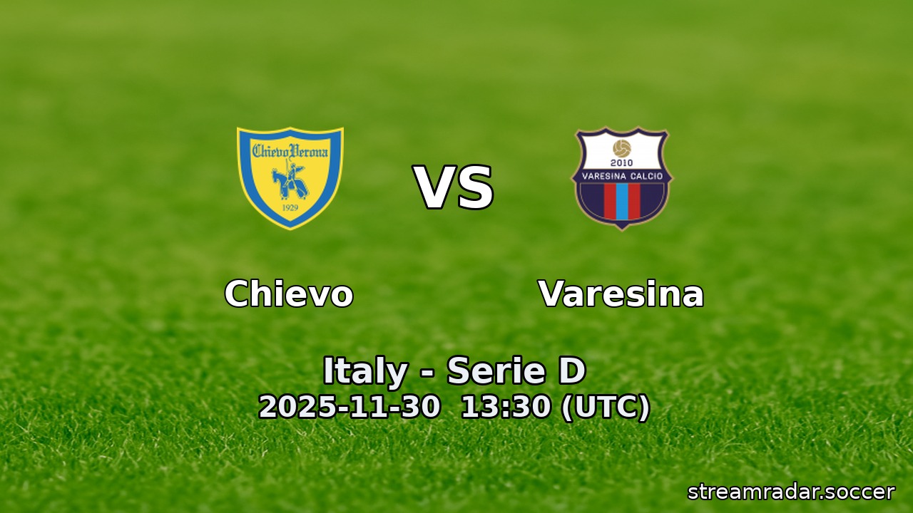 Chievo vs Varesina