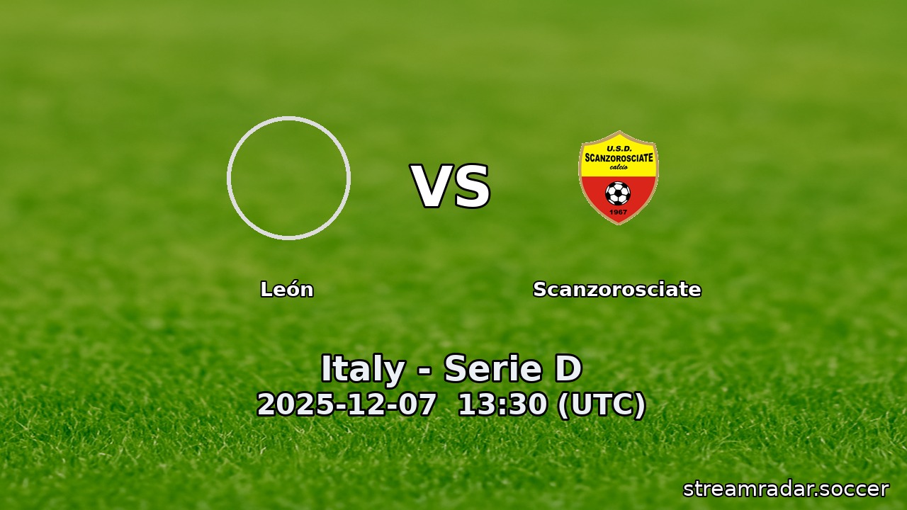 León vs Scanzorosciate
