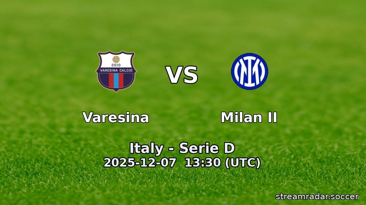 Varesina vs Milan II