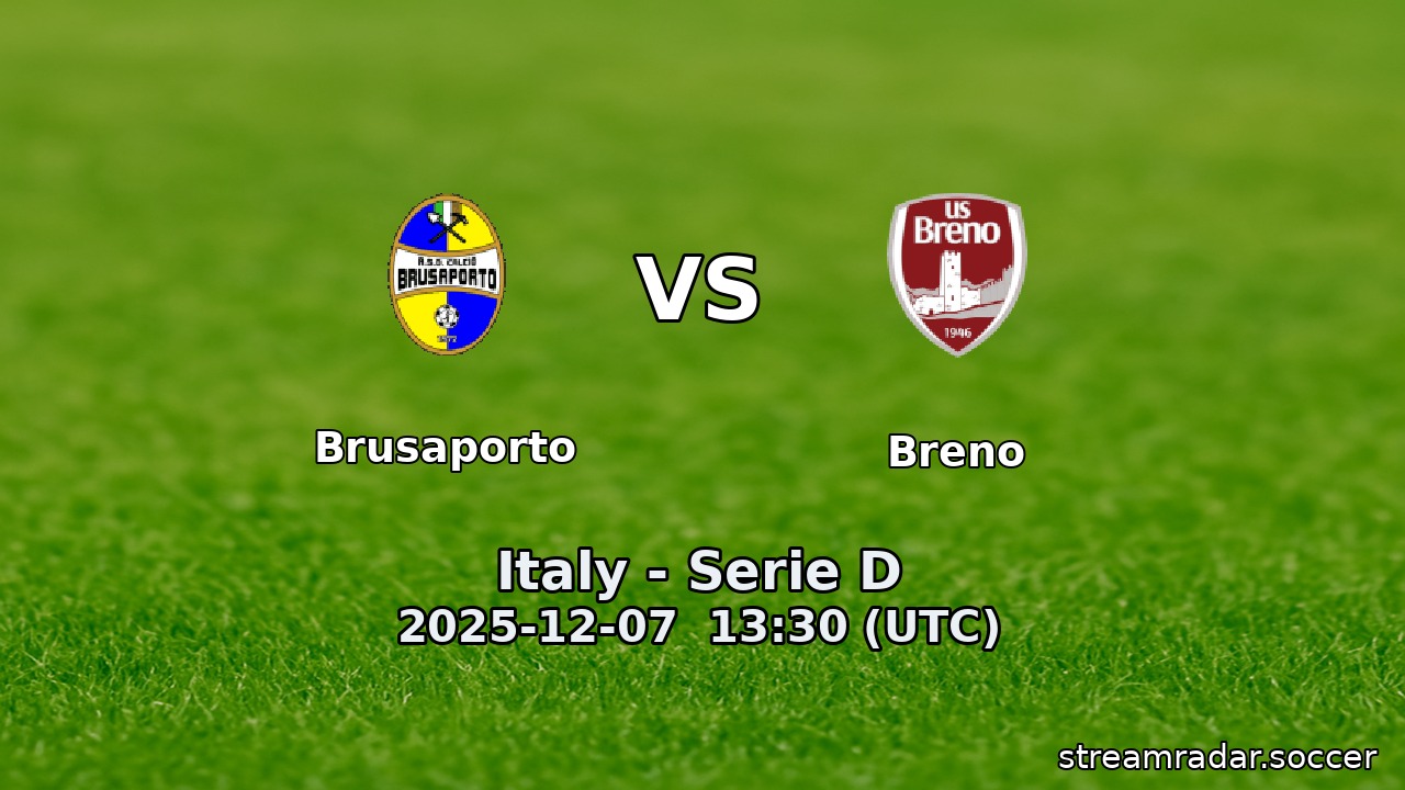 Brusaporto vs Breno