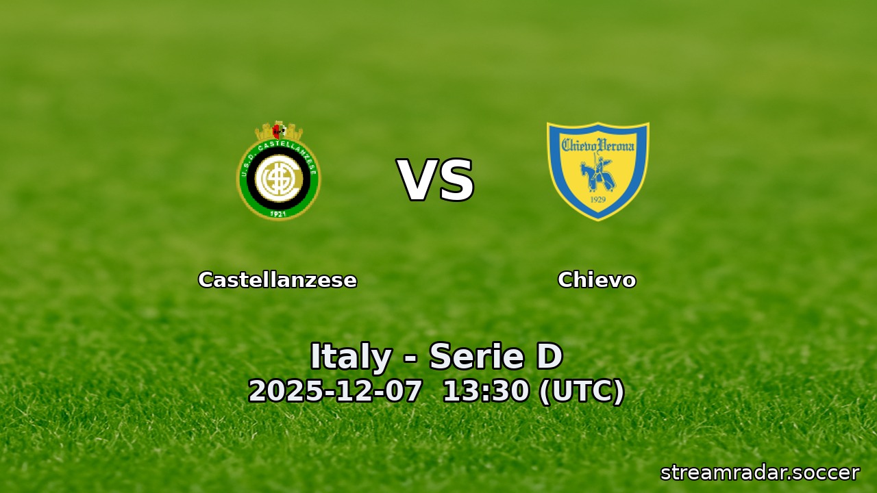 Castellanzese vs Chievo