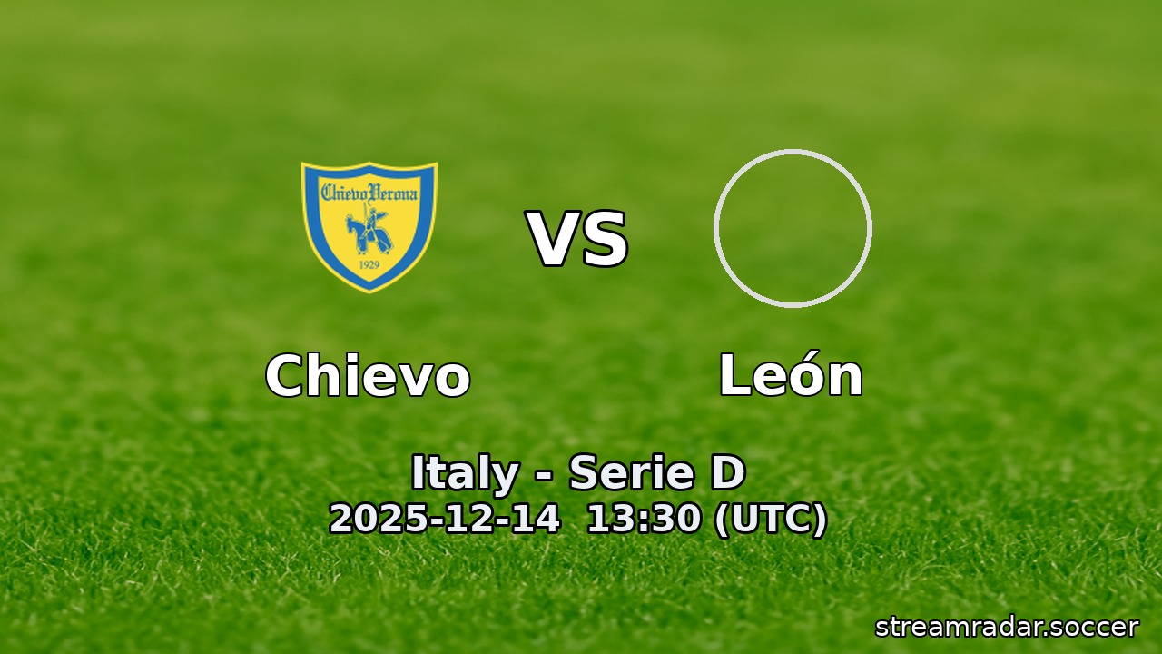 Chievo vs León
