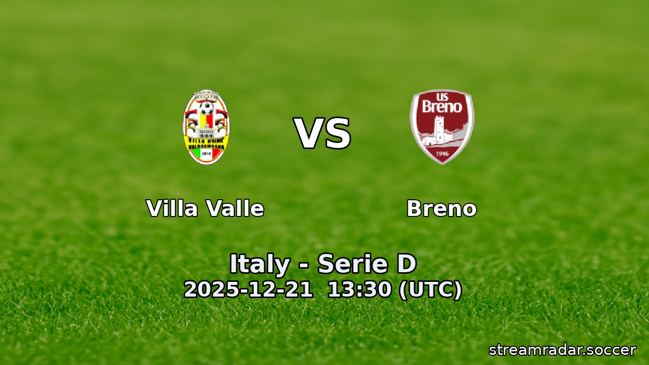 Villa Valle vs Breno
