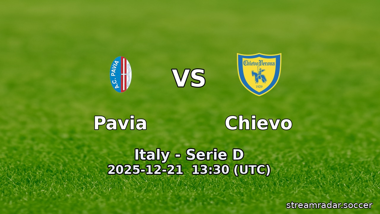 Pavia vs Chievo
