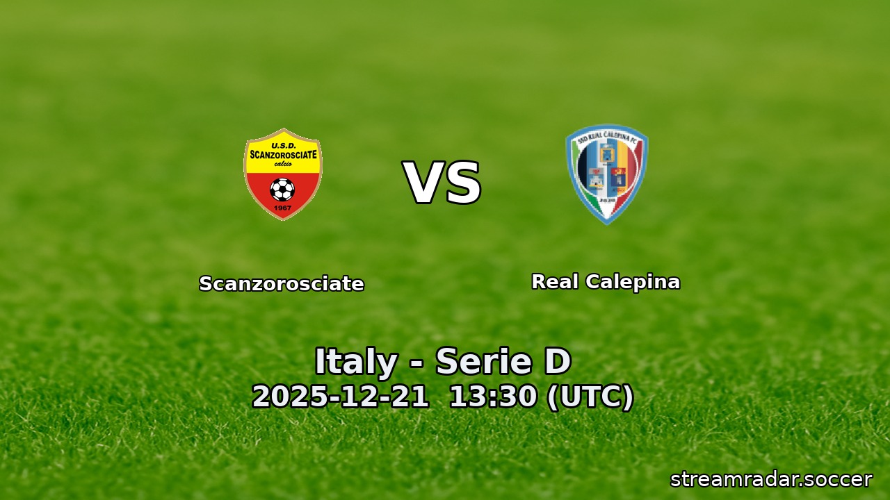 Scanzorosciate vs Real Calepina