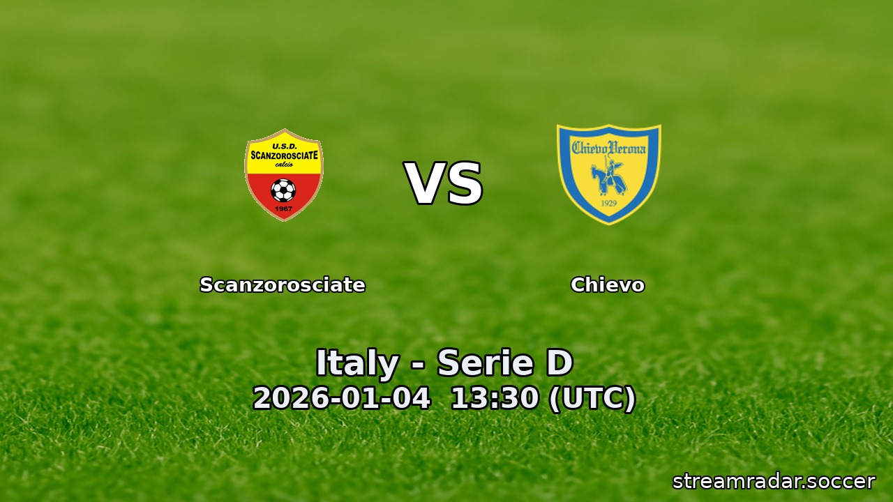 Scanzorosciate vs Chievo