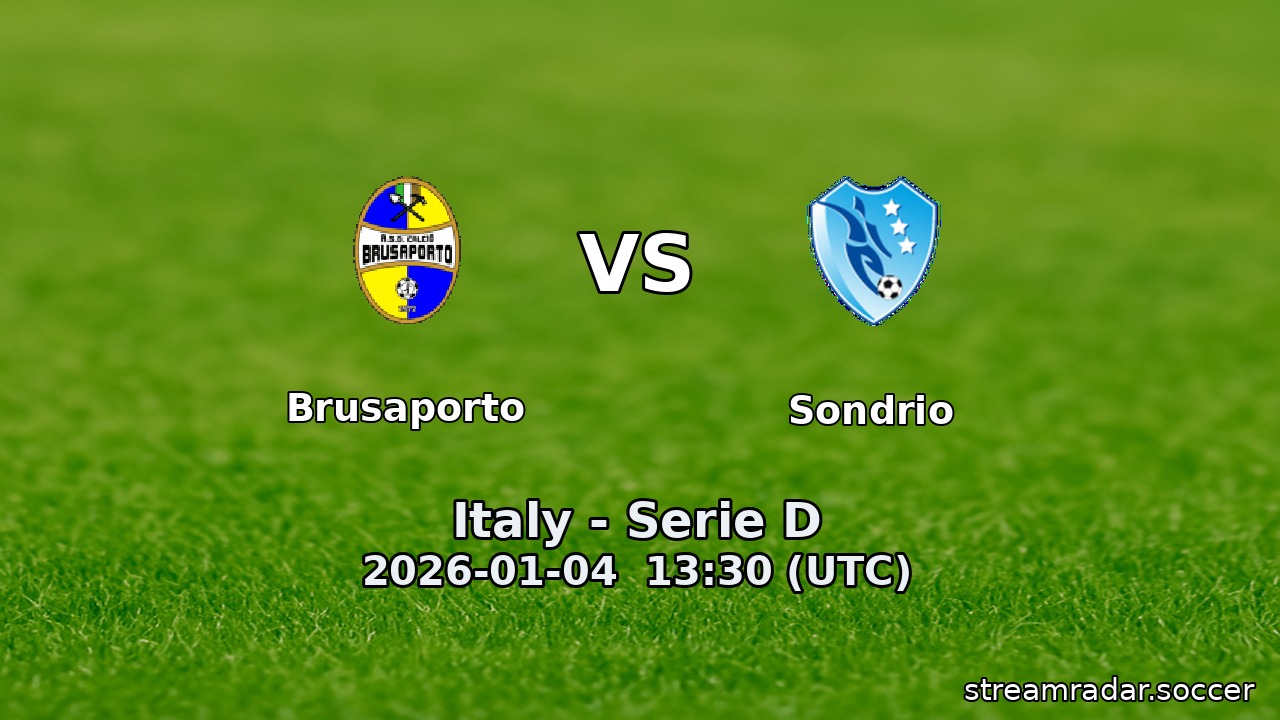Brusaporto vs Sondrio