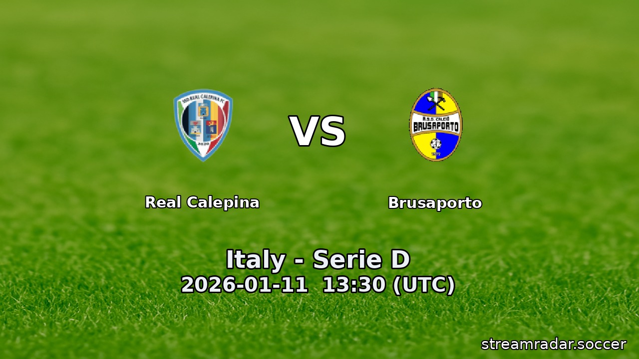 Real Calepina vs Brusaporto