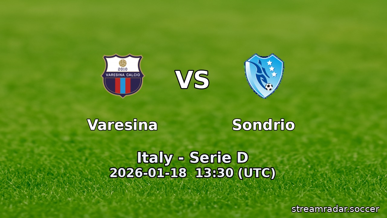 Varesina vs Sondrio
