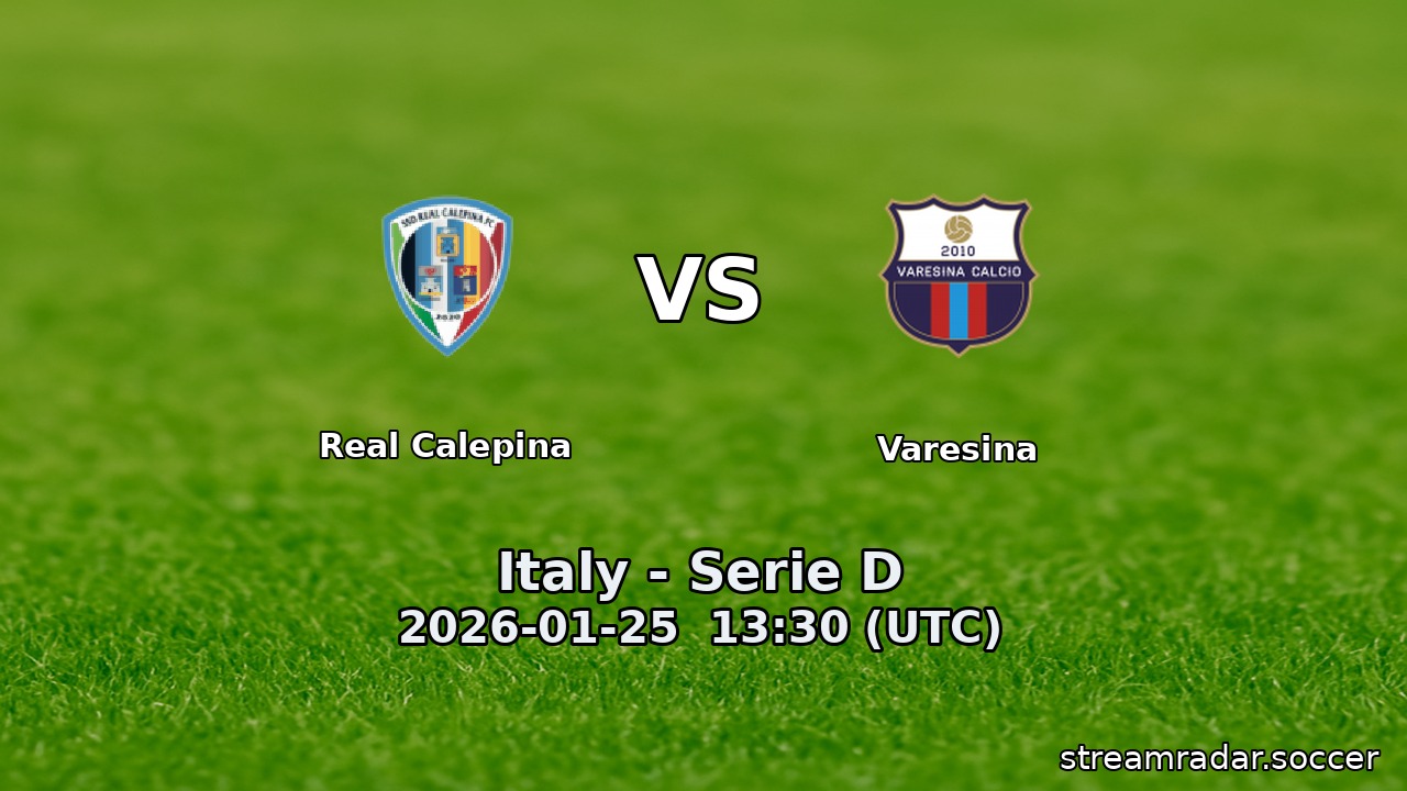 Real Calepina vs Varesina