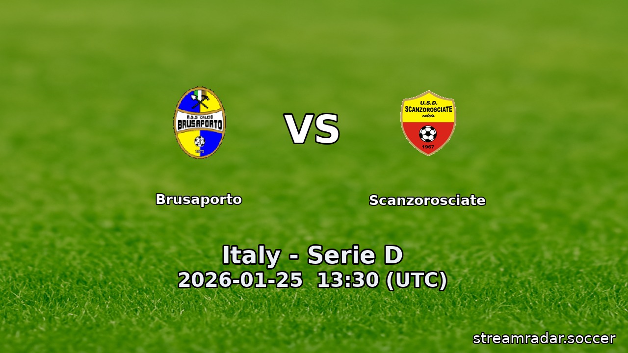 Brusaporto vs Scanzorosciate
