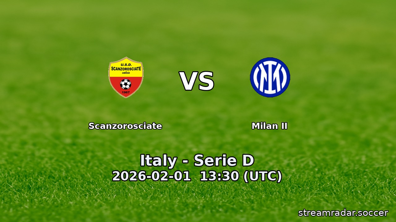 Scanzorosciate vs Milan II