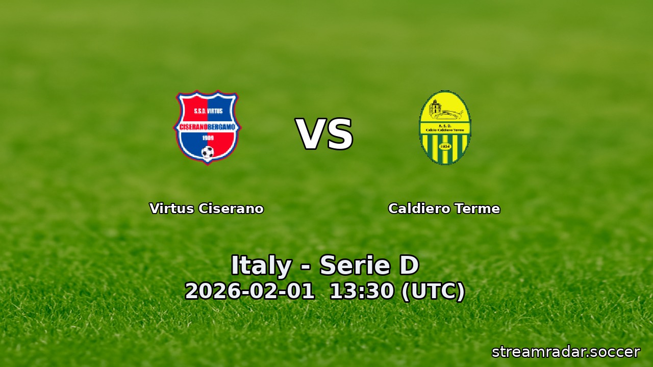 Virtus Ciserano vs Caldiero Terme