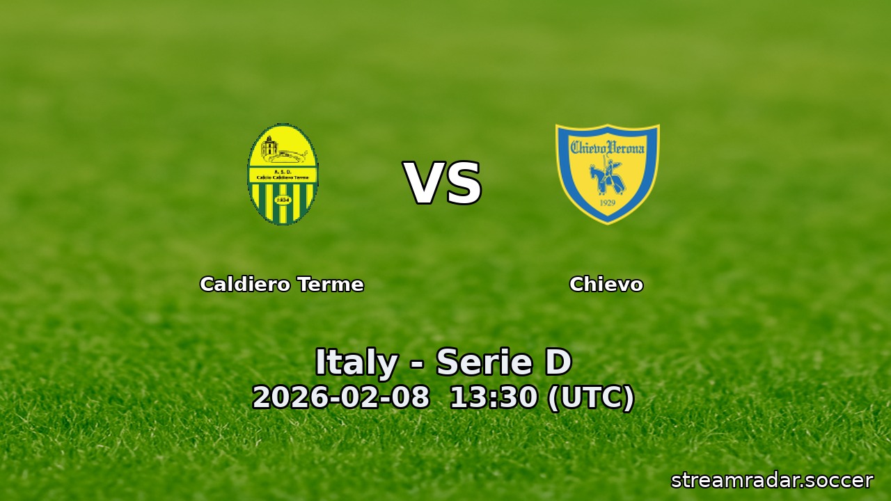 Caldiero Terme vs Chievo