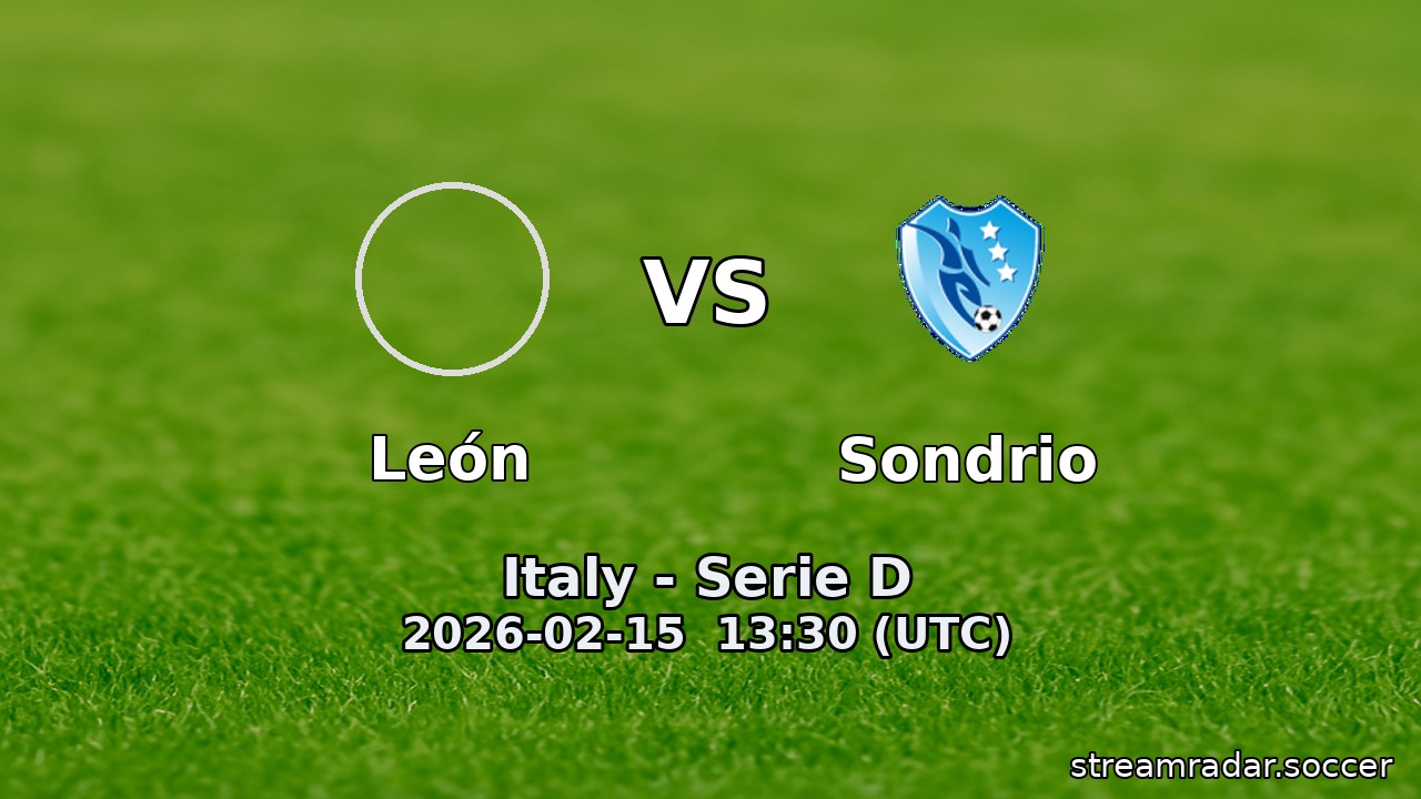 León vs Sondrio
