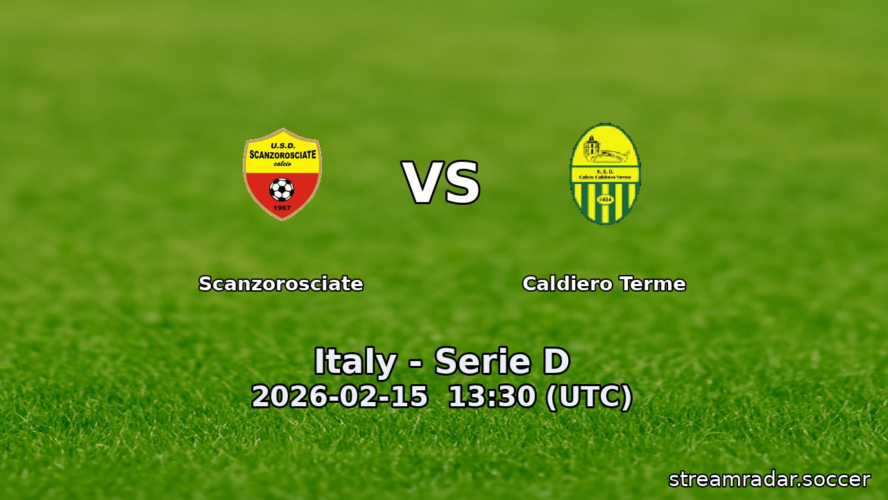 Scanzorosciate vs Caldiero Terme