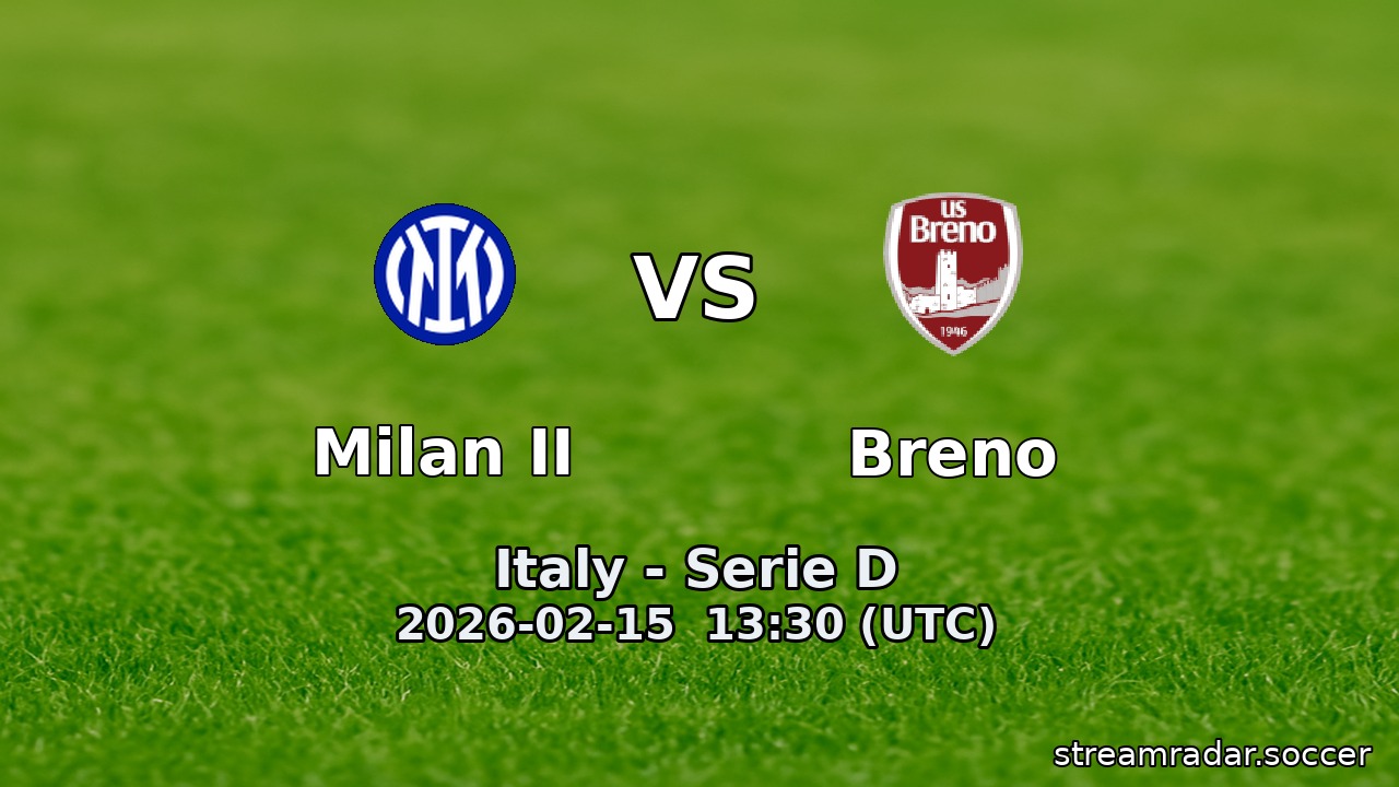 Milan II vs Breno