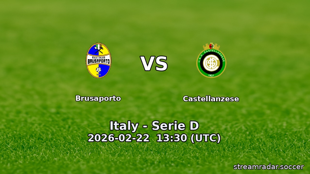 Brusaporto vs Castellanzese
