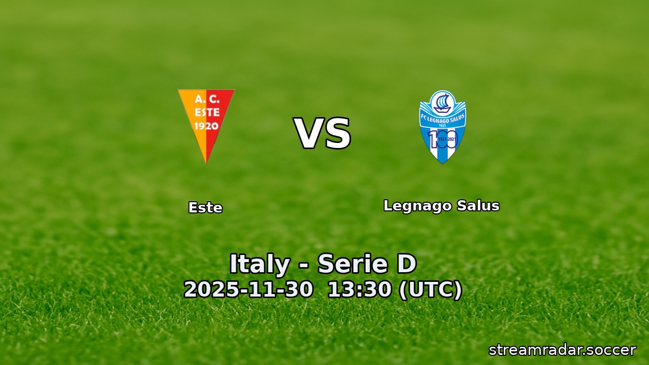 Este vs Legnago Salus