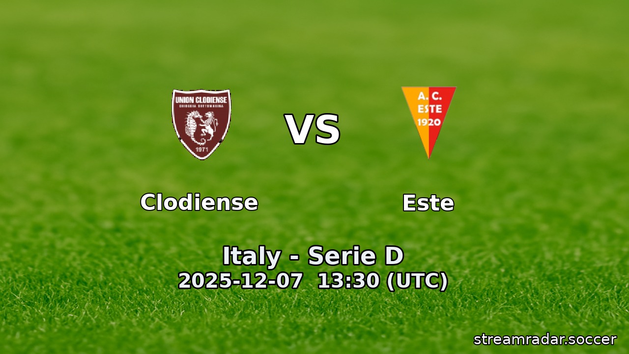 Clodiense vs Este