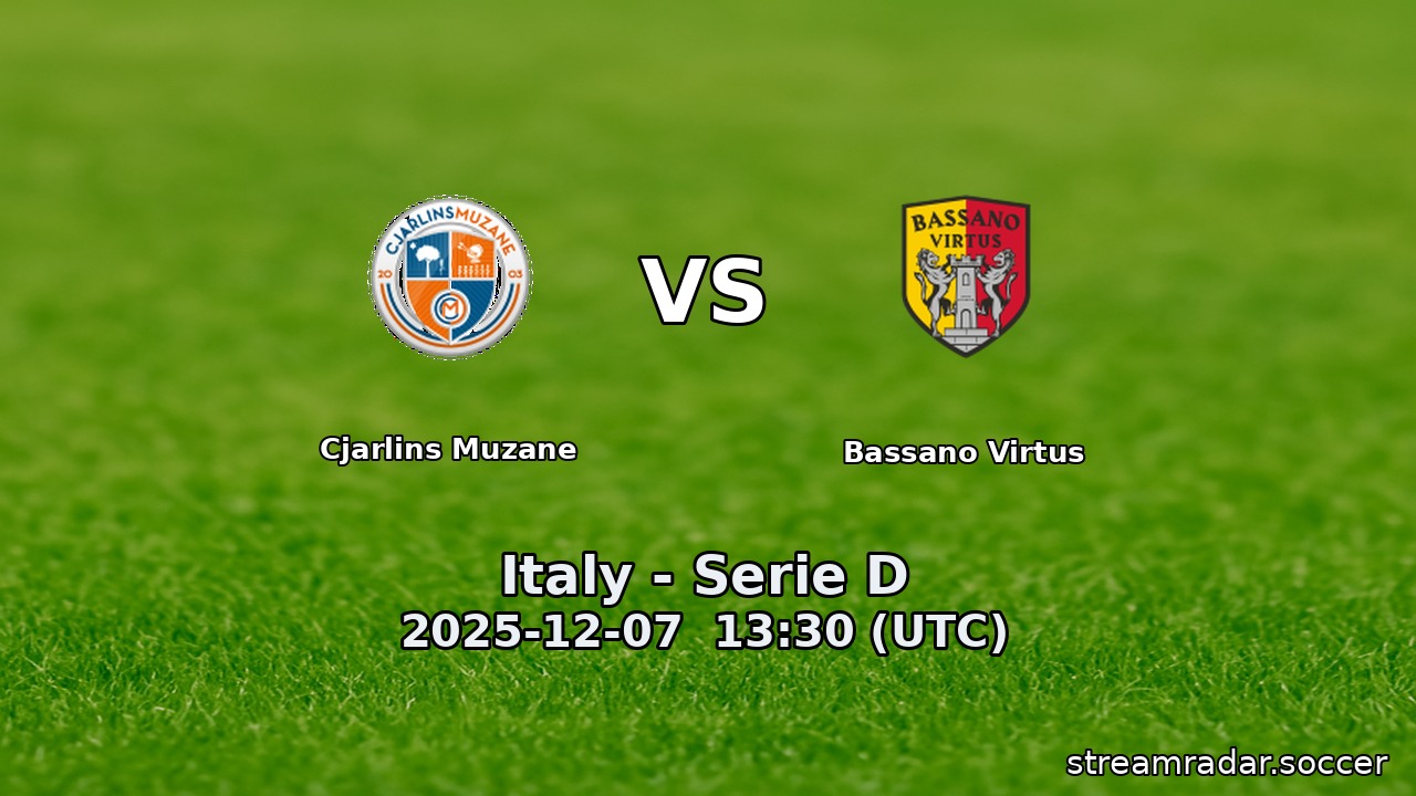Cjarlins Muzane vs Bassano Virtus