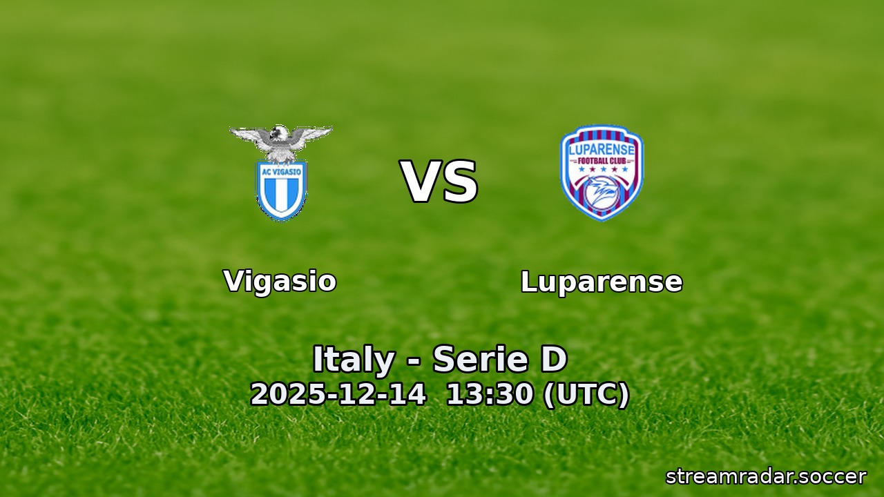Vigasio vs Luparense