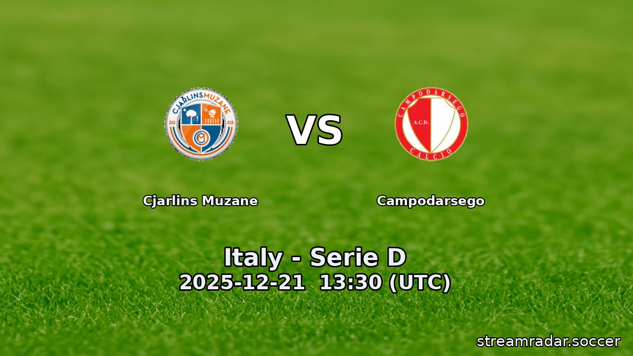 Cjarlins Muzane vs Campodarsego