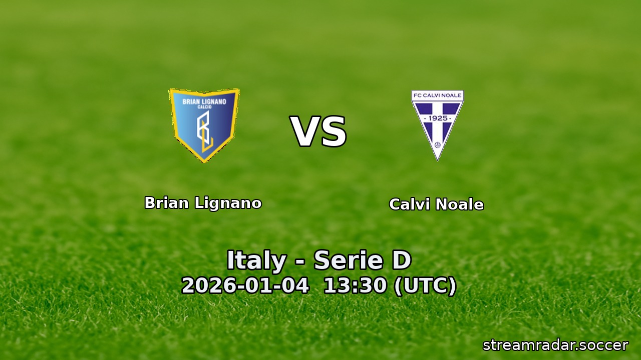 Brian Lignano vs Calvi Noale