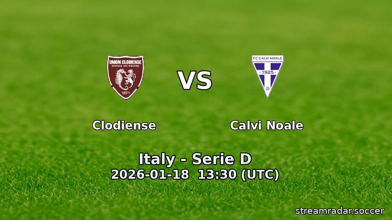 Clodiense vs Calvi Noale
